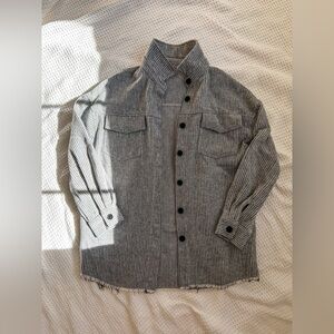 Black and White Shacket